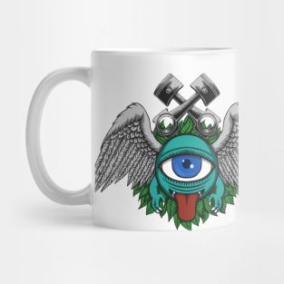 Monster club motorcycle illustration Mug